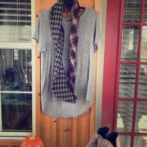 Market & Spruce Gray Top